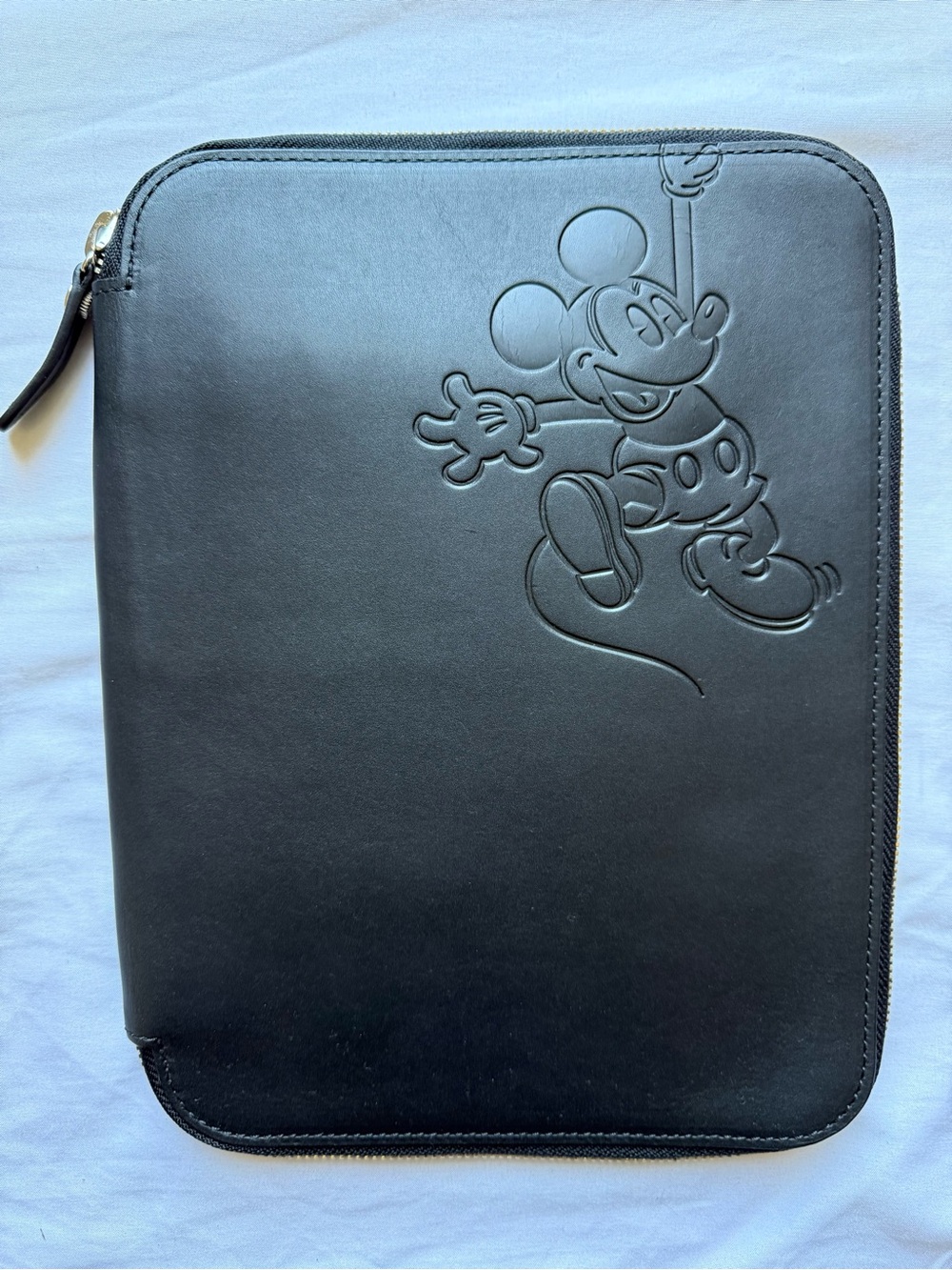 Shinola x Disney Mickey Leather Tech Portfolio